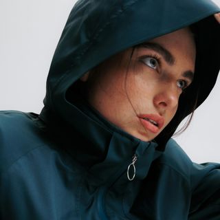 Chaqueta Equitación 900 Mujer Verde Cálida Invierno