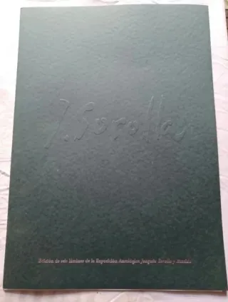 Láminas antiguas Joaquín Sorolla