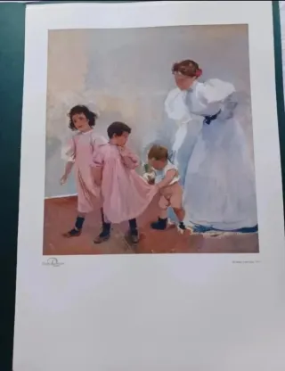 Láminas antiguas Joaquín Sorolla