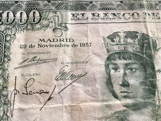 BILLETES 1000 PESETAS. BANCO DE ESPAÑA. ORIGINALES
