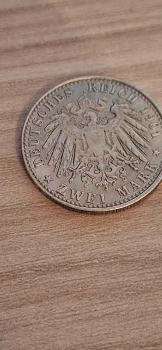 Moneta Tedesca 1901 - 2 Marchi