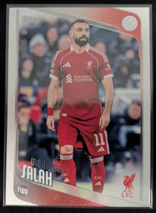 6 Cromos Topps Champions Liverpool F.C (Salah)