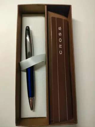 Penna Cross Blu con Scatola Originale