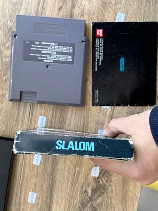 Slalom – Nintendo NES (caja pequeña)