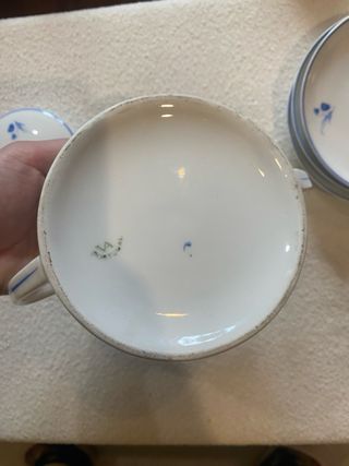 Conjunto Açucareiro e 3 Pratos Vista Alegre