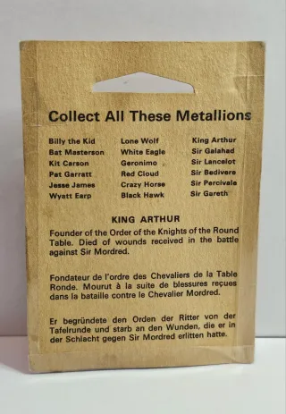 Lone Star Metallions Re Artù miniatura