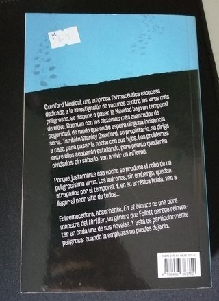 Libro "En el blanco", Ken Follet