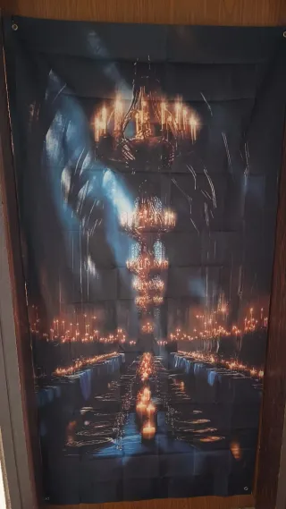 Stendardo Sala da Pranzo Hogwarts 90x180cm