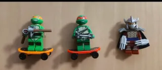 Lego Figuras Tortugas Ninja y Shredder