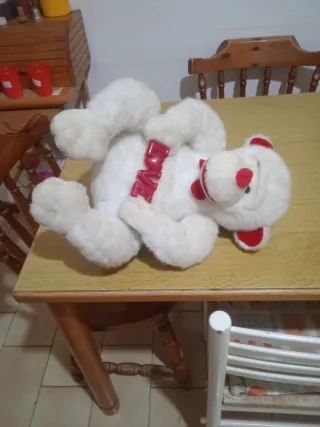 Peluche Orso Bianco LOVE San Valentino