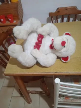 Peluche Orso Bianco LOVE San Valentino