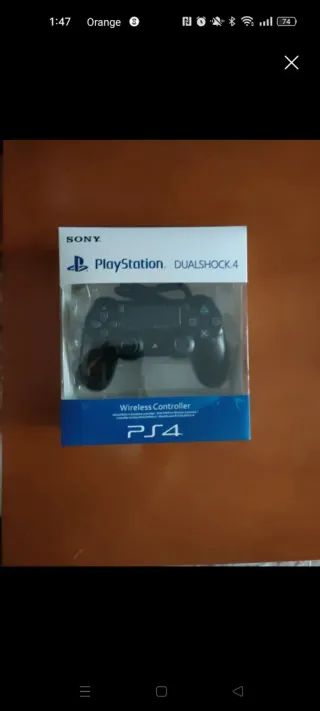 Mando Sony Dualshock 4 PS4 Negro