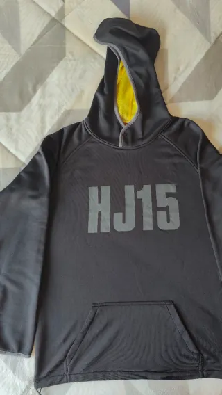 Sudadera Hombre Tipo Basket Negra