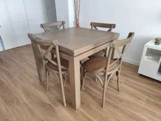 Conjunto comedor Banak: mesa extensible y aparador