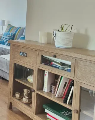 Conjunto comedor Banak: mesa extensible y aparador