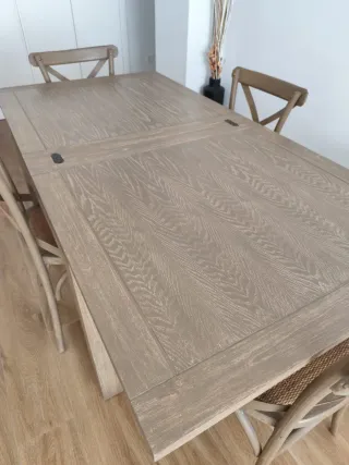 Conjunto comedor Banak: mesa extensible y aparador