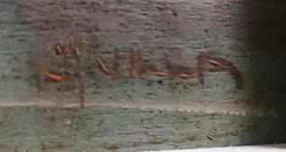 Coppia dipinti ad olio paesaggi montani