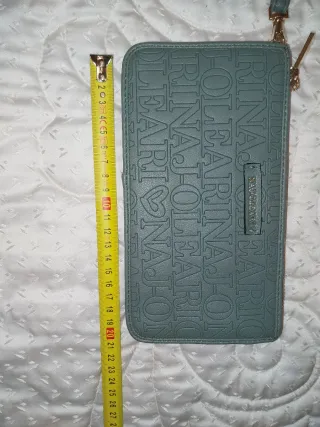 Portafoglio Naj Oleari donna teal