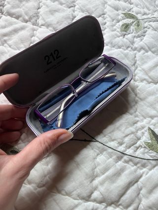 Gafas Carolina Herrera Morado Negro