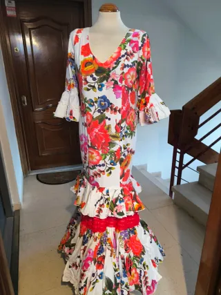 Traje de Flamenca Multicolor
