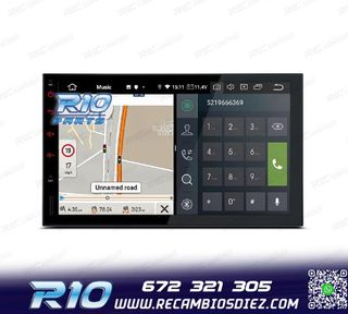 RADIO GPS ANDROID 14 2DIN 7" MULTIMEDIA GPS HD 3 USB SD