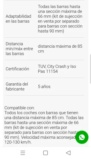 Cofre de techo G3 Arjes 320 negro - 240 litros