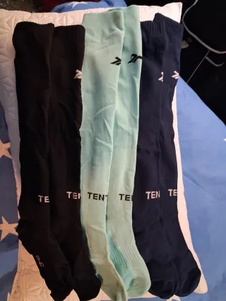 Lote 3 pares medias fútbol