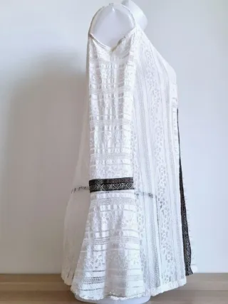 Blusón Boho Etnico con Puños Campana de Mujer