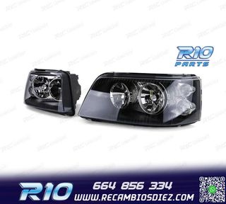 FAROS VOLKSWAGEN VW T5 03-09 FONDO NEGRO