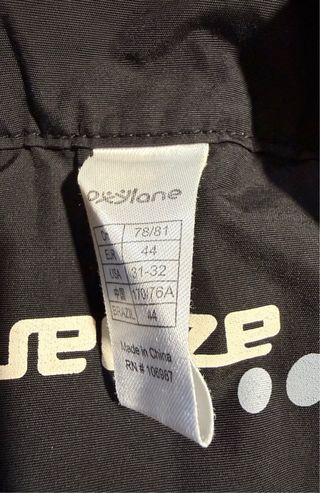 Pantalón de deporte Wedze negro invierno