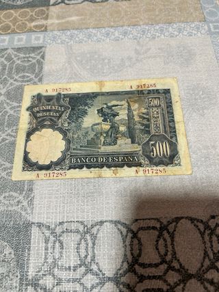 Billete 500 pesetas Banco de España