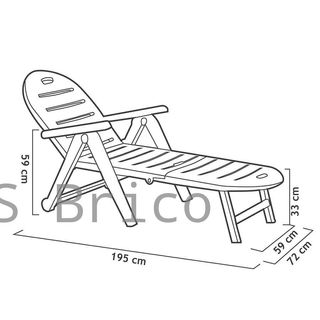 Tumbona Caimán Verde