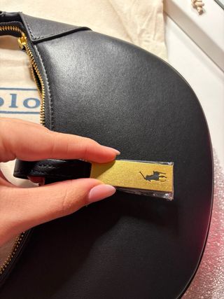 Bolso Hombro Negro Polo Ralph Lauren