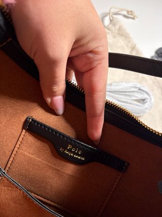 Bolso Hombro Negro Polo Ralph Lauren