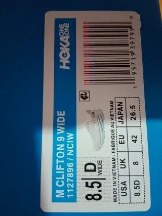 Zapatillas Hoka Blancas y amarillas /nuevas