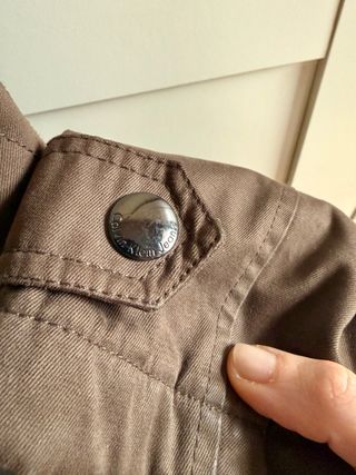 Parka Calvin Klein Marrón Talla S