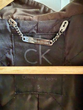Parka Calvin Klein Marrón Talla S