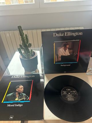 2 Vinilos Duke Ellington: Mood Indigo + Background