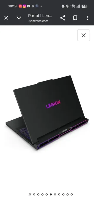 Portátil Lenovo Legion Pro 7i OLED