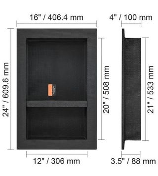 Nicchia doccia VEVOR 40x60x10 cm