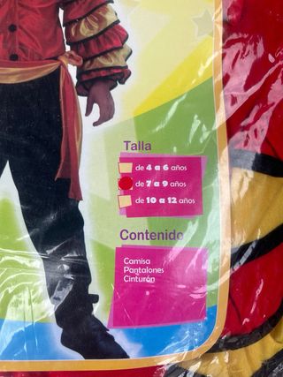 Disfraz Bailarín de Rumba Talla 7-9 años