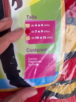 Disfraz Bailarín de Rumba Talla 7-9 años