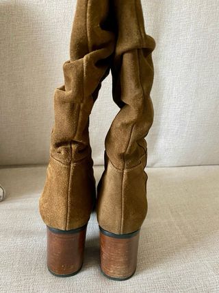 Botas de piel marrones