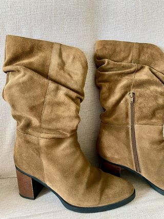 Botas de piel marrones