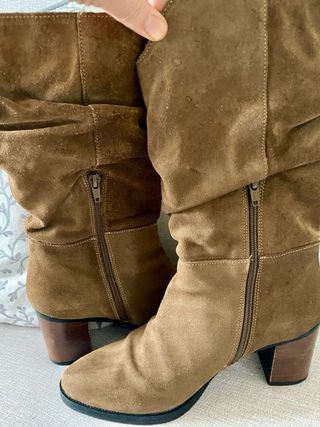 Botas de piel marrones