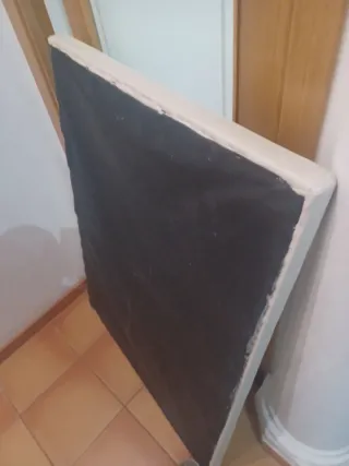 Cabezal cama 90cm beige polipiel