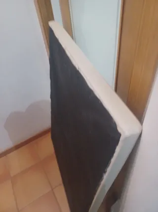 Cabezal cama 90cm beige polipiel