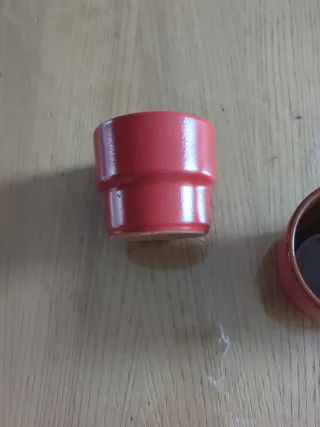 Vasetti terracotta rossi