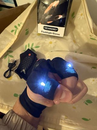 Guantes con Linterna LED Recargables