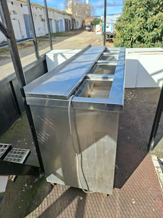 Nevera botellero 4 puertas inoxidable